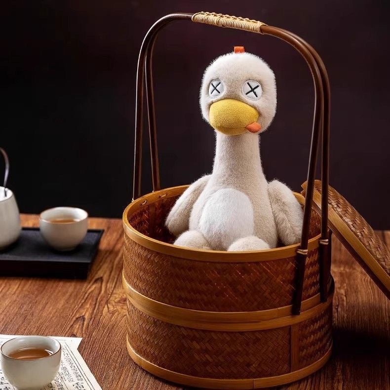 Detachable Magnetic Duck Plush Set – Salted Duck Figurine Toy