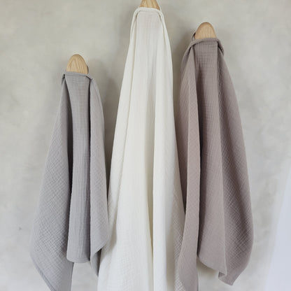 Cotton bathroom towel I Muslin soft bath towel